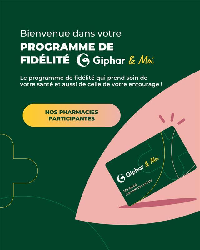 programme de fidélité Giphar