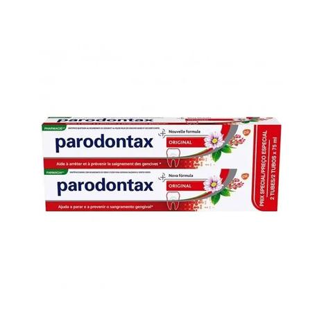 Parodontax Dentifrice original 2x75ml