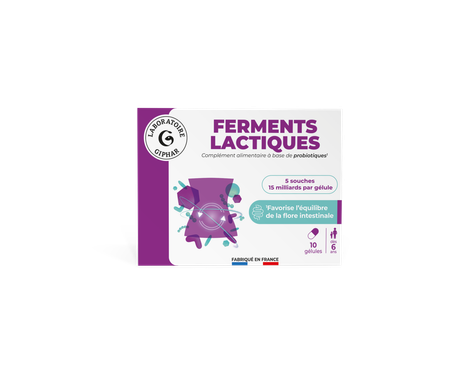 Ferments lactiques - Boîte de 10 gélules
