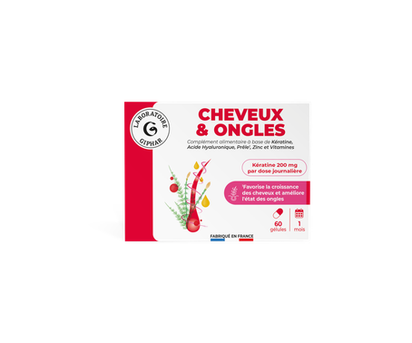 Cheveux et ongles - Boîte de 60 gélules