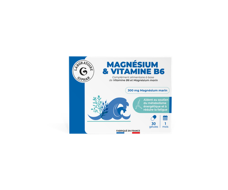 Magnésium & Vitamine B6 - Boîte de 30 gélules