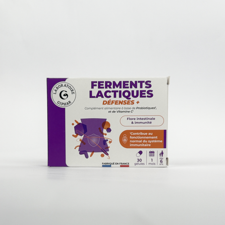 Ferments Lactiques Défenses + - Boîte de 30 gélules