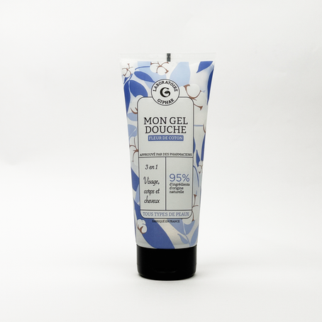 Mon Gel Douche 3 en 1 Fleur de Coton - Tube de 200 ml