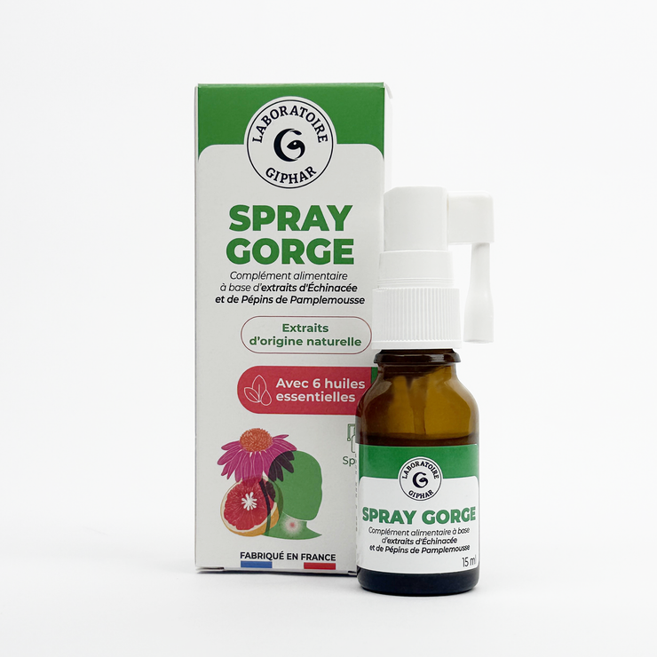 Spray gorge - Flacon de 15 ml