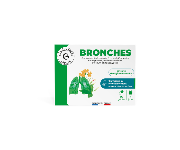Bronches - Boîte de 15 gélules