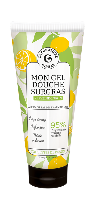 Mon Gel Douche Surgras Verveine Citron - Tube de 200 ml
