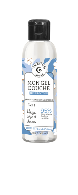 Mon Gel Douche 3 en 1 Fleur de Coton - Flacon de 100 ml