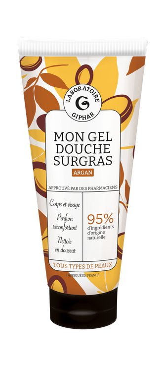 Mon Gel Douche Surgras Argan - Tube de 200 ml