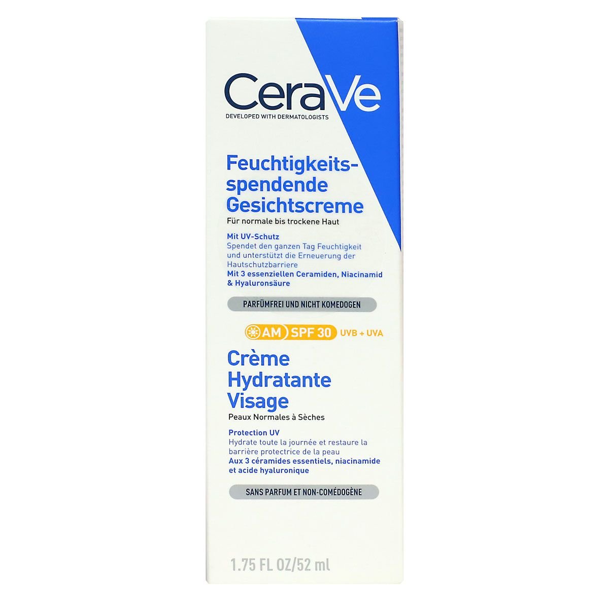 Cerave Crème hydratante visage SPF 30 - 52ml