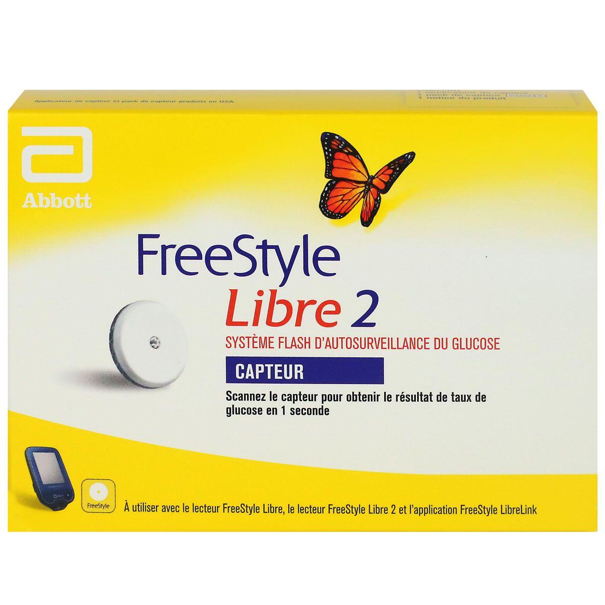 Capteur Freestyle Libre 2 Pour Mesure De Glycémie - Neuf Sous Blister - Système De Monitoring