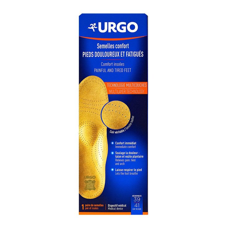 Semelles confort pieds douloureux fatigues 39 41